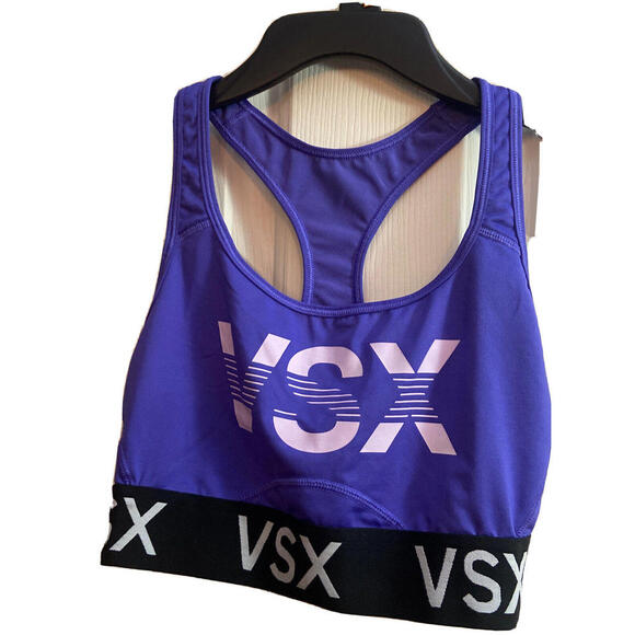 VSX sport by Victorias Secret Purple  racerback sports bra Small - Picture 1 of 5